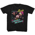 Poison Youth S/S T-Shirt - Bright Action - Solid Black Hoodie, Sweatshirt | ZylaModa.com