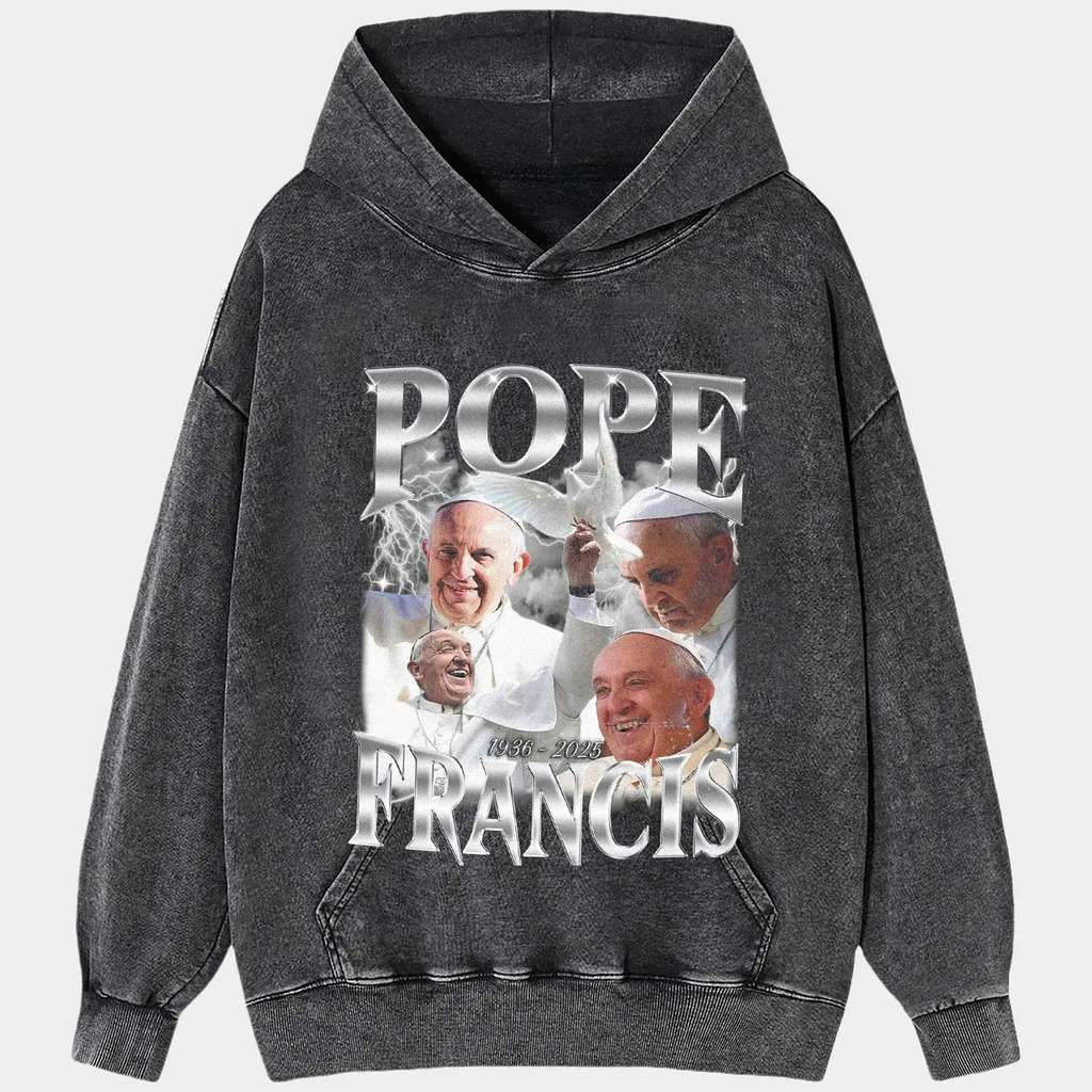 POPE FRANCIS GRAPHIC TEE Hoodie, Sweatshirt | ZylaModa.com (Image 2)