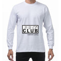 PROCLUB Men's Heavyweight Long Sleeve T Shirts PRO CLUB Plain Crew Neck T Shirt Casual Cotton Tee Basic Big and Tall Hip...