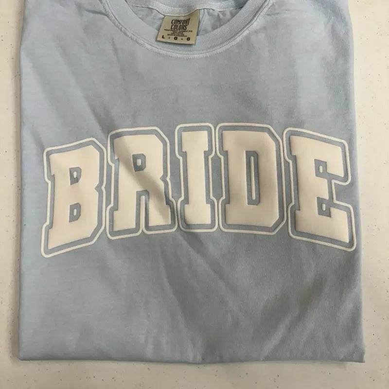 PUFF Bride Print Comfort Colors T-Shirt Hoodie, Sweatshirt | ZylaModa.com