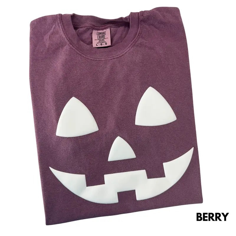 PUFF Jack O Lantern Face Comfort Colors T-Shirt Hoodie, Sweatshirt | ZylaModa.com