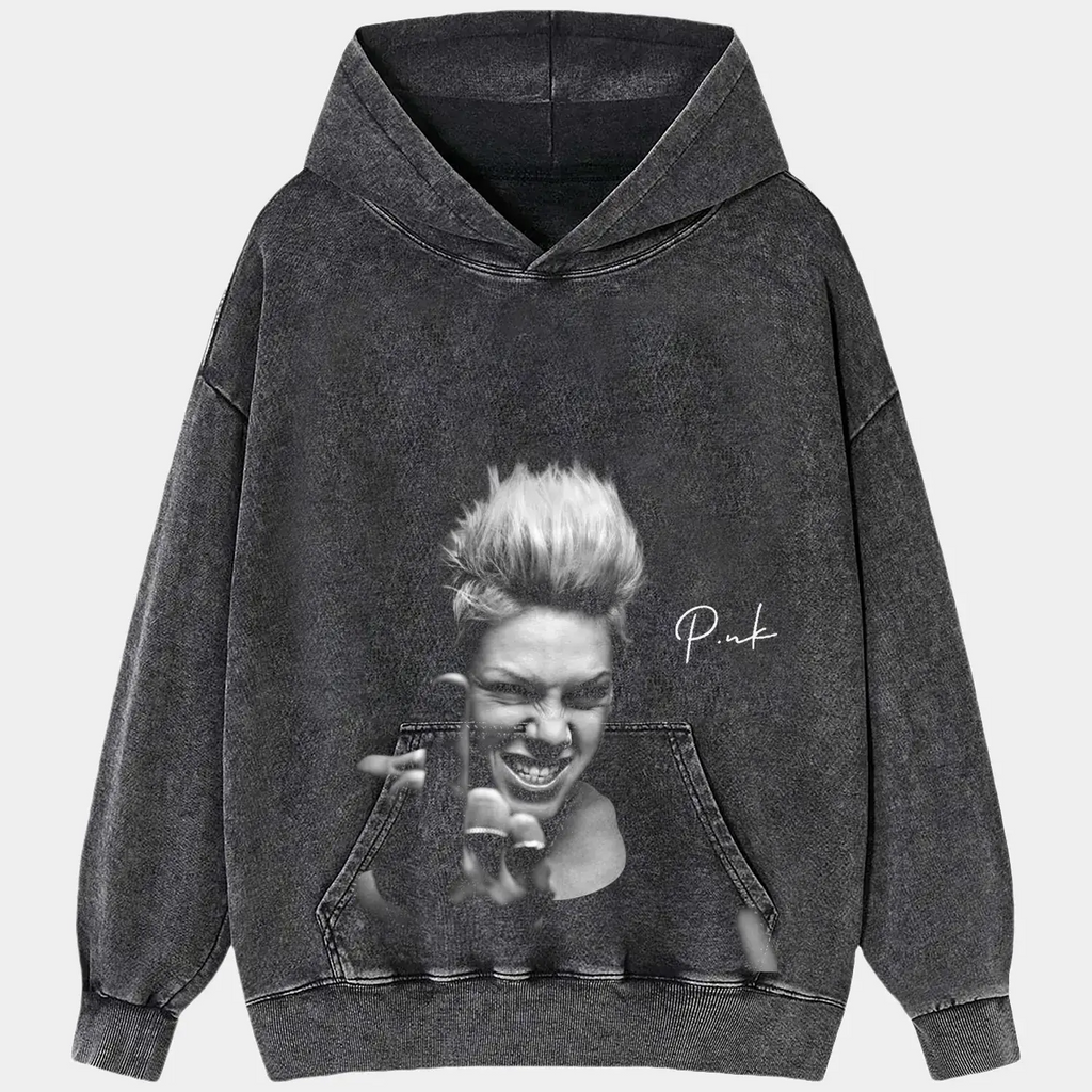 P!nk V2 Tee Hoodie, Sweatshirt | ZylaModa.com (Image 2)