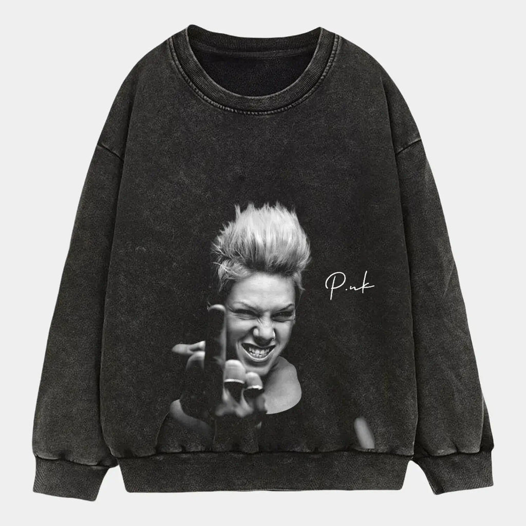 P!nk V2 Tee Hoodie, Sweatshirt | ZylaModa.com (Image 3)