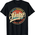 Papa Like a Grandpa Only Cooler Funny Dad Papa T-Shirt - Cotton, Fabric Hoodie, Sweatshirt | ZylaModa.com