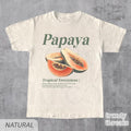 Papaya T-Shirt, Vintage Graphic Fruit Shirt, Aesthetic Fruit Shirt Boho Shirt Fruit Tee Papaya Shirt, Graphic Shirt Gift...