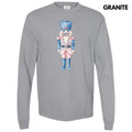 Pastel Nutcracker Long Sleeve Comfort Colors T-Shirt 'NLB' Hoodie, Sweatshirt | ZylaModa.com
