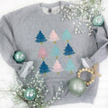 Pastel Tree Collage Sweatshirt T-Shirts, Hoodie | ZylaModa.com