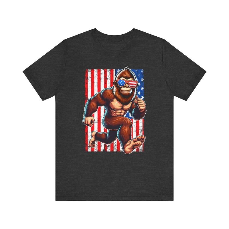 Patriotic Bigfoot 4th Of July T-shirt - Fun Independence Day  T-shirt, sweater and Hoodie Sweatshirt | ZylaModa.com