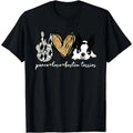 Peace, Love & Boston Terriers: Dog Mom's Delight T-Shirt Hoodie, Sweatshirt | ZylaModa.com