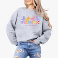 Pediatrics Sweatshirt, Pediatrics Dinosaurs Shirt, PEDS Sweatshirt, Peds Nurse Shirt, Cute Peds Crewneck, Pediatric Nurse...