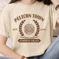 Pelican Town Shirt Sweatshirt, Stardew Valley Shirt, College Style Stardew Valley Shirt, Stardew Valley Gift Hoodie