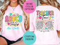 Personalized Retro Teacher Shirt, ABCD Teacher Tour Shirt, Back To School Shirt for Teacher, Custom Kindergarten Teacher...
