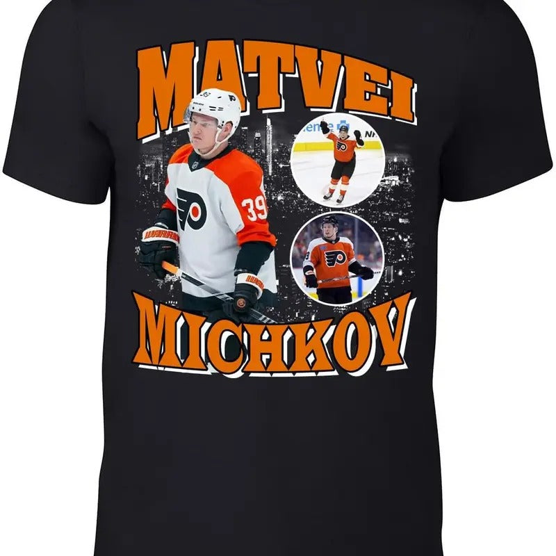 Philadelphia Matvei Michkov Bootleg Style T-Shirt Hoodie, Sweatshirt | ZylaModa.com