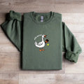 Pickleball Sweatshirt with Silly Goose Graphic Shirt, Unisex Athletic Pullover Hoodie, Perfect Gift for Pickleball Lovers...
