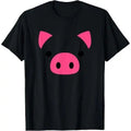 Pig Face Costume Funny Halloween T-Shirt Hoodie, Sweatshirt | ZylaModa.com