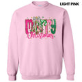 Pink & Green Merry Christmas Sweatshirt 'NLB' T-Shirts, Hoodie | ZylaModa.com