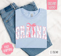Pink Granna Bow Shirt Gildan, Women's Tee, Cute Women's Tshirt Plus Sizes Hoodie, Sweatshirt | ZylaModa.com