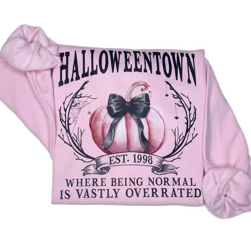 Pink Halloweentown Sweatshirt T-Shirts, Hoodie | ZylaModa.com