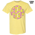 Pink Lemonade Monogram Gildan Short Sleeve T-Shirt 'NLB' Hoodie, Sweatshirt | ZylaModa.com