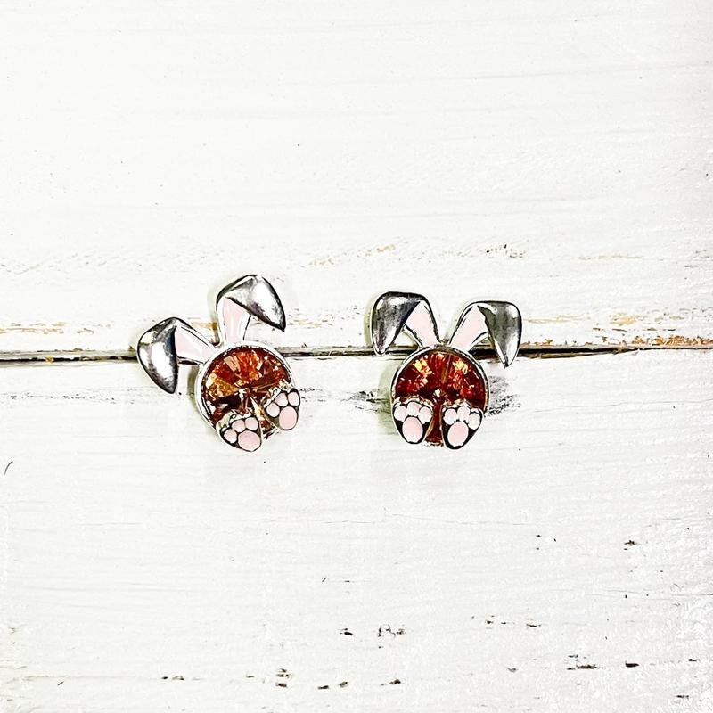 Pink Rhinestone Bunny Earrings T-Shirts, Hoodie, Sweatshirt | ZylaModa.com