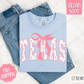 Pink Texas Bow Shirt Gildan, Women's Tee, Cute Women's Tshirt Plus Sizes Hoodie, Sweatshirt | ZylaModa.com