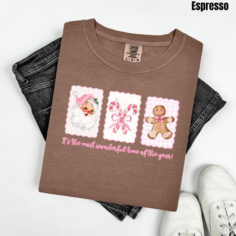 Pink Wonderful Time Trio Comfort Colors T-Shirt 'NLB' Hoodie, Sweatshirt | ZylaModa.com