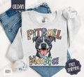 Pitbull Mama Sweatshirt, Mama Women's Crewneck, Cute Dog Mom Women's Sweatshirt T-Shirts, Hoodie | ZylaModa.com