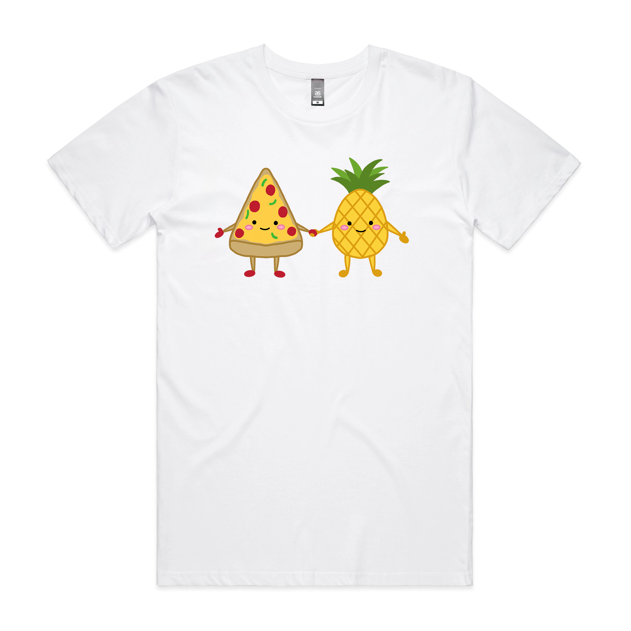 Pizza and Pineapple Tee Hoodie, Sweatshirt | ZylaModa.com (Image 2)