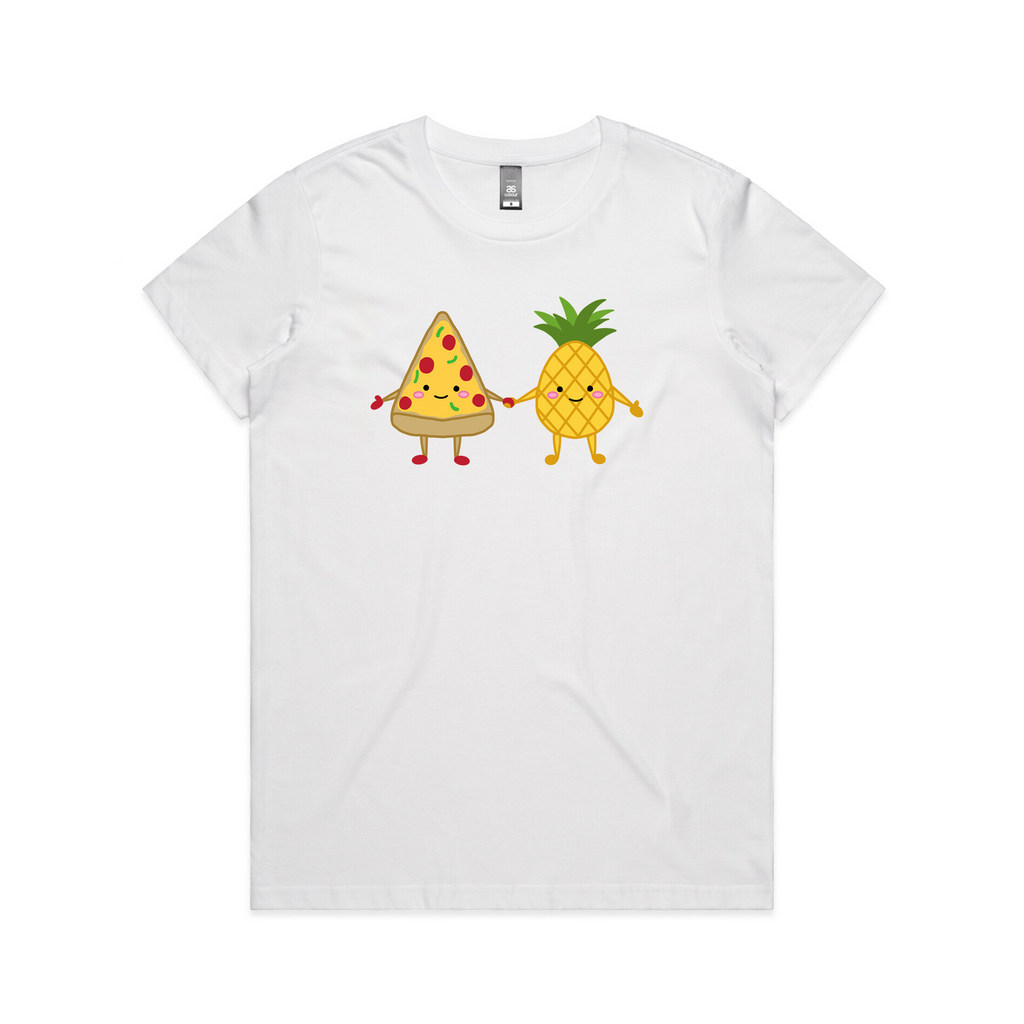 Pizza and Pineapple Tee Hoodie, Sweatshirt | ZylaModa.com (Image 4)