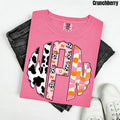 Plain Cowgirl Halloween Monogram Comfort Colors T-Shirt 'NLB' Hoodie, Sweatshirt | ZylaModa.com