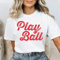 Play Ball Tshirt, Game Day Shirt, Baseball Game Fan Shirt, Baseball Shirt for Women, Game Day Shirt, Sporty Mom, Softball...