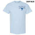 Pocket Size -Nurse Blue Florals Gildan Short Sleeve T-Shirt 'NLB' Hoodie, Sweatshirt | ZylaModa.com