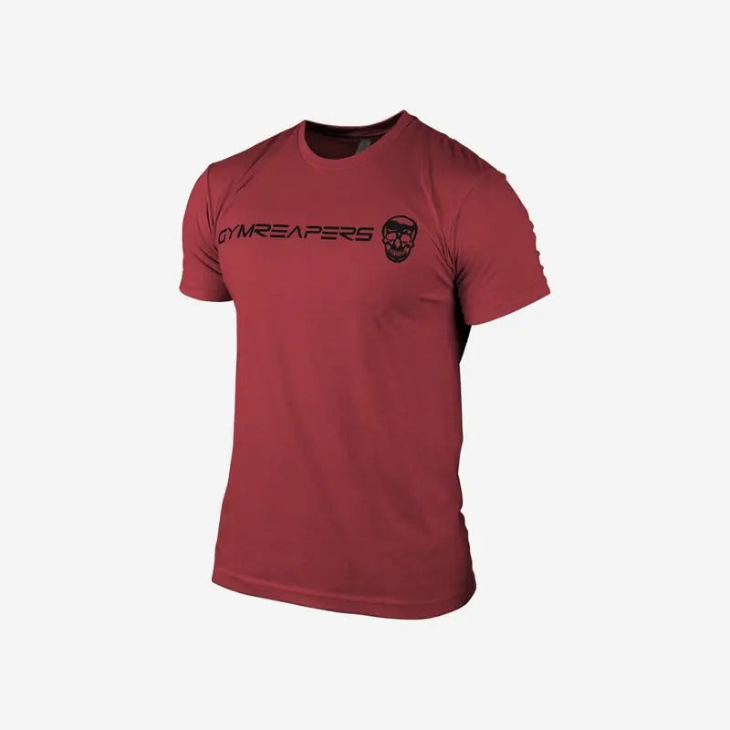 Gymreapers Summer Basic Shirt - Cardinal/Black, Soft Cotton/Poly Blend Hoodie, Sweatshirt | ZylaModa.com