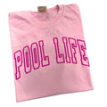 Pool Life Pink Puff Comfort Colors T-Shirt Hoodie, Sweatshirt | ZylaModa.com