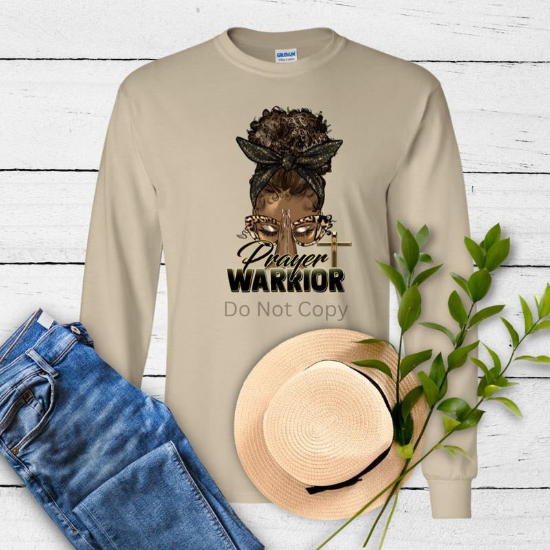 Prayer Warrior DTF Transfer T-Shirts, Hoodie, Sweatshirt | ZylaModa.com
