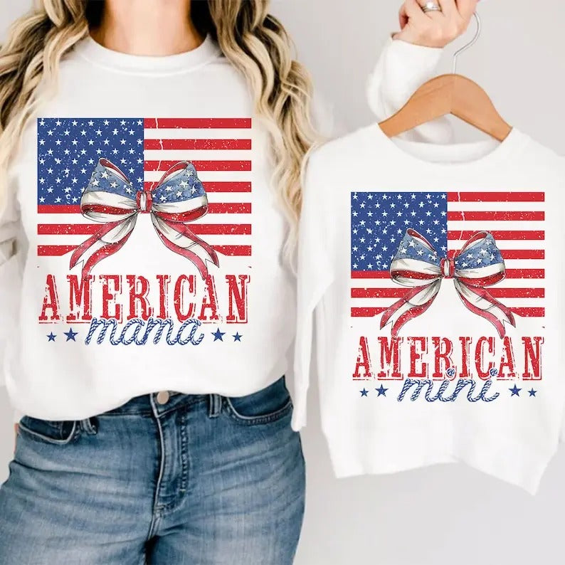 Premium  Coquette American Mama Mini , Coquette 4th Of July , 4th Of July Png, Mama , America png, Independence Day...