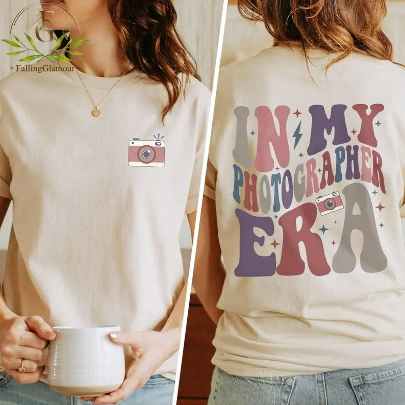 Premium  In My Photographer Era Shirt Hoodie, Sweatshirt | ZylaModa.com