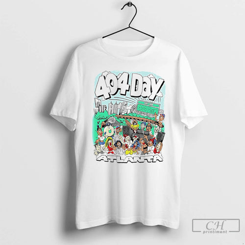 Premium 404 Day Atlanta Caricature T-Shirts, Hoodie, Sweatshirt | ZylaModa.com