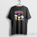 Premium Atlanta Braves Peanuts Flag T-Shirts, Hoodie, Sweatshirt | ZylaModa.com