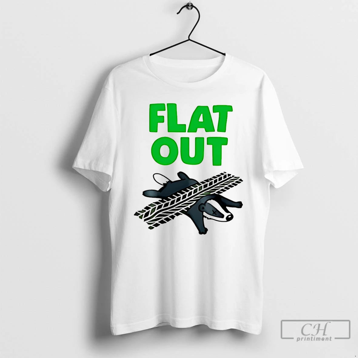 Premium Badger Flat Out T-Shirts, Hoodie, Sweatshirt | ZylaModa.com