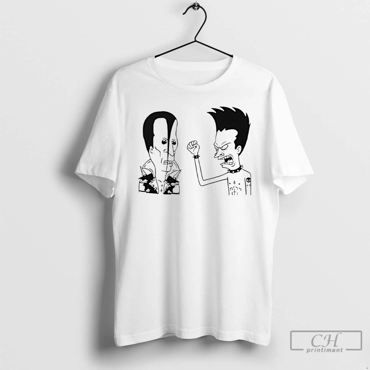 Premium Beavis And Butthead Misfits Paint T-Shirts, Hoodie, Sweatshirt | ZylaModa.com