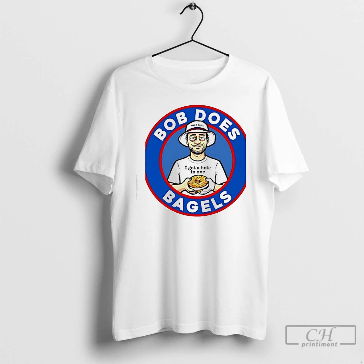 Premium Bob Does Bagels I Got A Hole In One Logo T-Shirts, Hoodie, Sweatshirt | ZylaModa.com