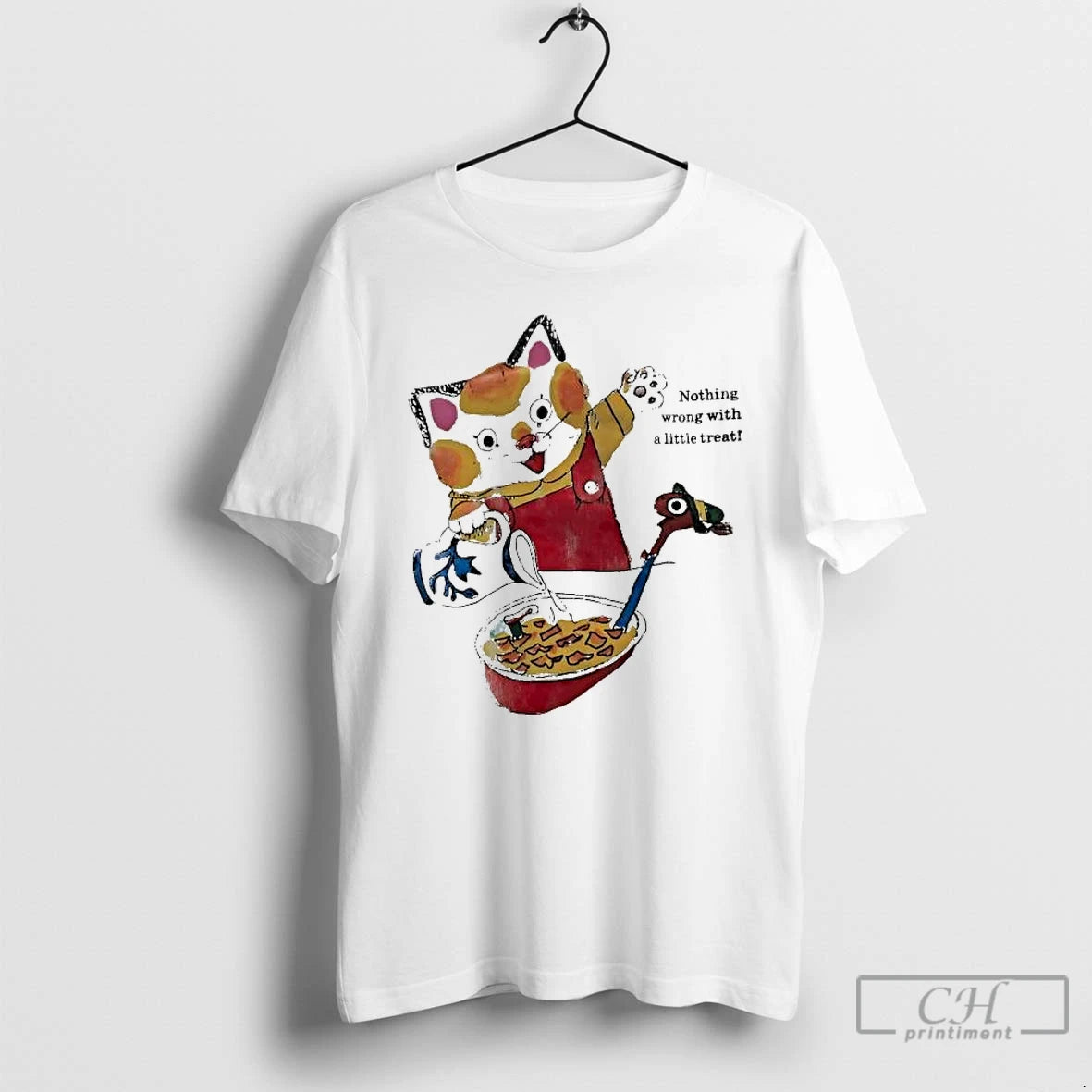 Premium Cat Nothing Wrong With A Little Treat T-Shirts, Hoodie, Sweatshirt | ZylaModa.com