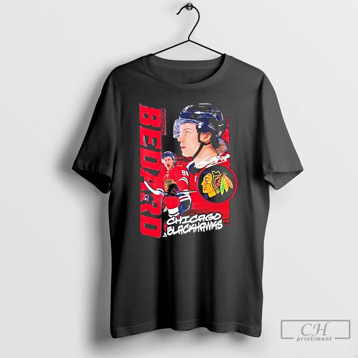 Premium Chicago Blackhawks Connor Bedard Playmaker Signature T-Shirts, Hoodie, Sweatshirt | ZylaModa.com