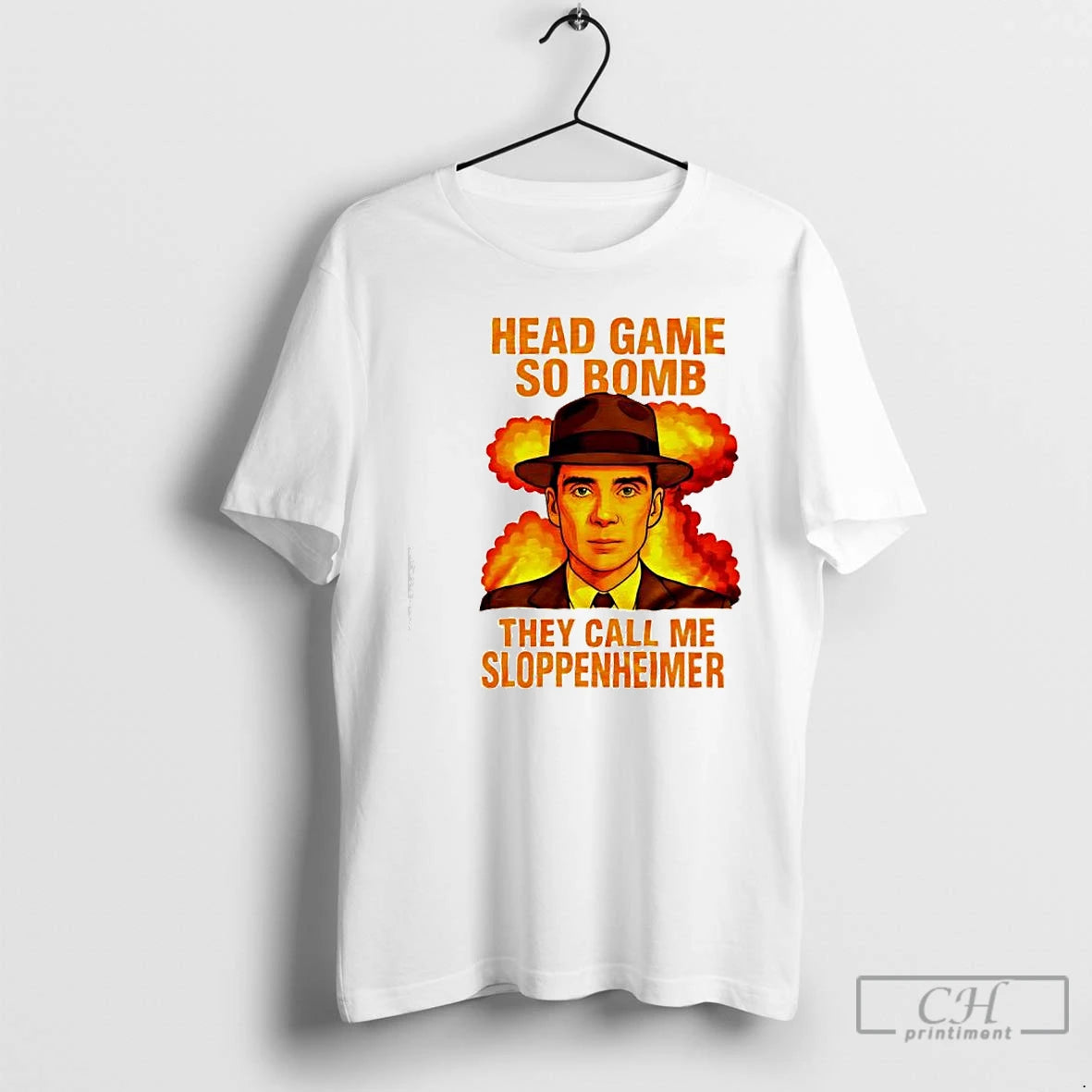 Premium Cillian Murphy Head Game So Bomb They Call Me Sloppenheimer T-Shirts, Hoodie, Sweatshirt | ZylaModa.com