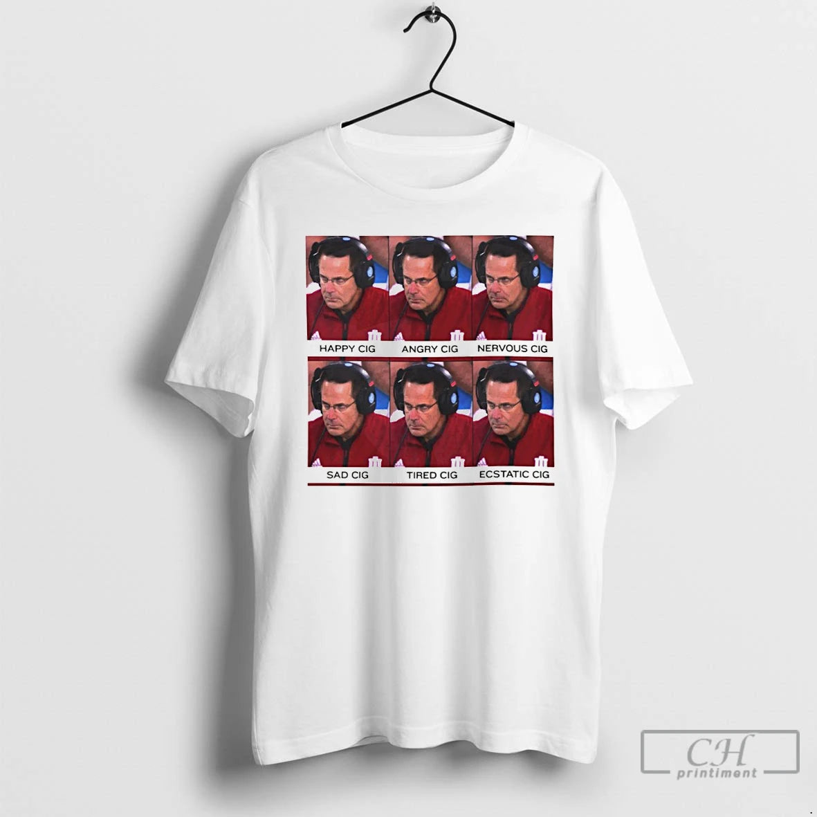 Premium Coach Cignetti Emotion Meme Funny Football Coach T-Shirts, Hoodie, Sweatshirt | ZylaModa.com