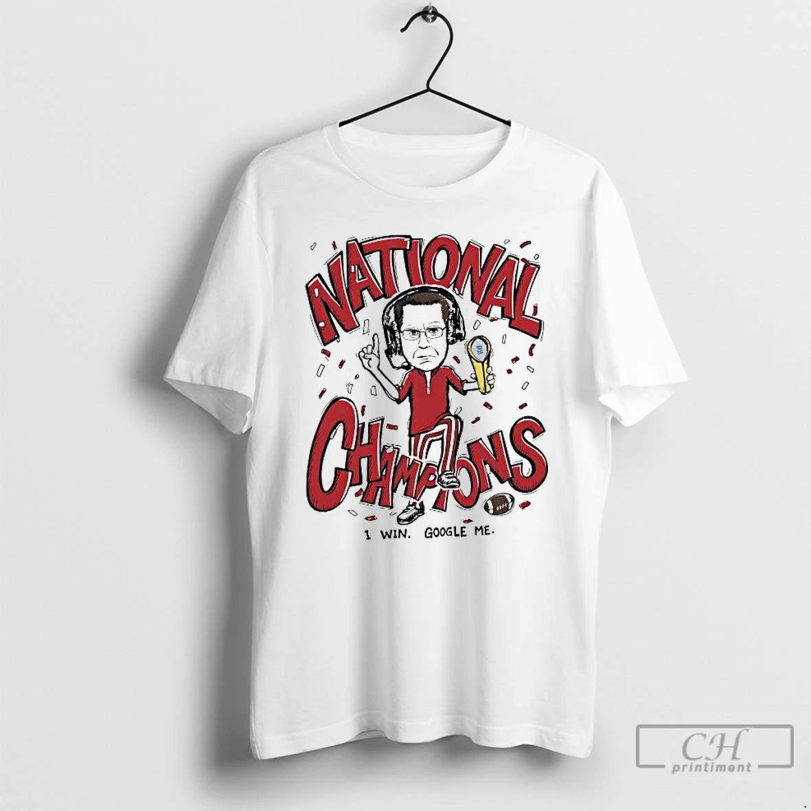 Premium Curt Cignetti National Champions I Win Google Me Caricature T-Shirts, Hoodie, Sweatshirt | ZylaModa.com