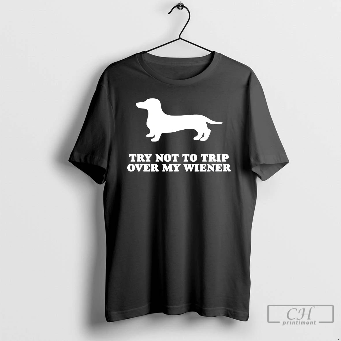 Premium Dachshund Try Not To Trip Over My Wiener T-Shirts, Hoodie, Sweatshirt | ZylaModa.com