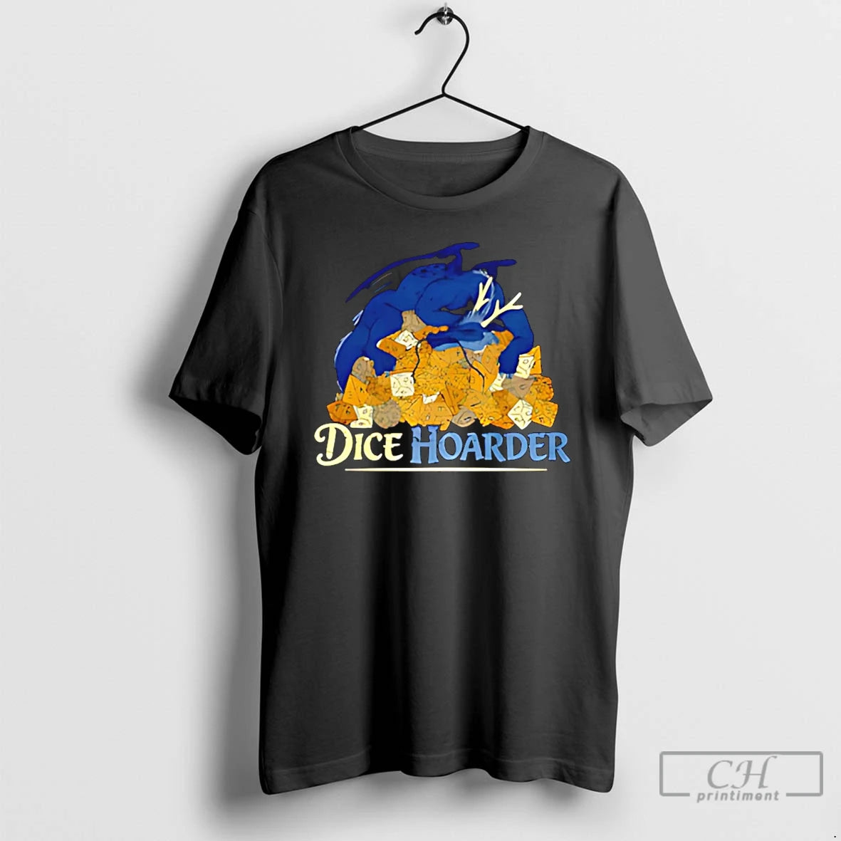 Premium Dice Hoarder Dragon Dungeons And Dragons T-Shirts, Hoodie, Sweatshirt | ZylaModa.com
