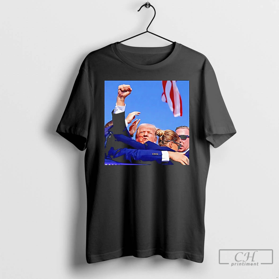 Premium Donald Trump Fight Fight Fight Graphic T-Shirts, Hoodie, Sweatshirt | ZylaModa.com